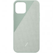 Native Union Clic Canvas Case for iPhone 12 Pro Max, Sage (CCAV-GRN-NP20L)