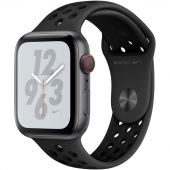 Apple Watch Nike+ Series 4 GPS + LTE 40mm Gray Alum. w. Black Nike Sport l. Gray Alum. (MTX82)