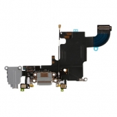 Шлейф зарядки та гарнітури (Flat Cable Charger Connector with HF) для iPhone 6S Original Black
