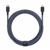Native Union Belt 3m Cable XL USB-C to Lightning, Indigo (BELT-CL-IND-3-NP)