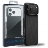 Monblan Kevlar Magnetic Air Series for iPhone 17 Pro Max, Black Grey
