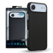 Monblan Kevlar Magnetic Air Series for iPhone 17 Air, Black Grey