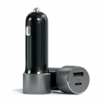 Автомобільний зарядний пристрій Satechi 72W Type-C PD Car Charger Space Grey (ST-TCPDCCM)
