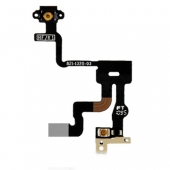Шлейф кнопки включення, підсвітки сенсора, з компонентами (Flat Cable Light Proximity Sensor+Power Key) iPhone 4S