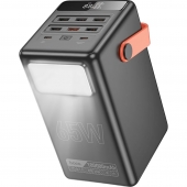 Hoco DB03 Max Centurion PB/Lamp 100000 mAh 65W, Black