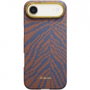 Pitaka Edge Ultra-Slim Case Breath of Veins Burning Orange for iPhone Air (BV1701A)