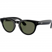 Ray-Ban Meta Headliner Gen 2 Low Bridge Fit Standard Shiny Black Frame/G-15 GreenLenses (RW4013F 601/71 51-23)