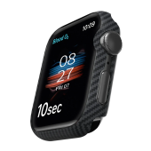Pitaka Air Case for Apple Watch 8/7 45mm, Black/Grey (KW2002A)