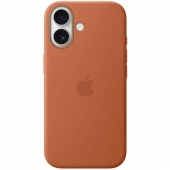 Apple Silicone Case with MagSafe + Sensor Button for iPhone 17, Terra Cotta (HC)