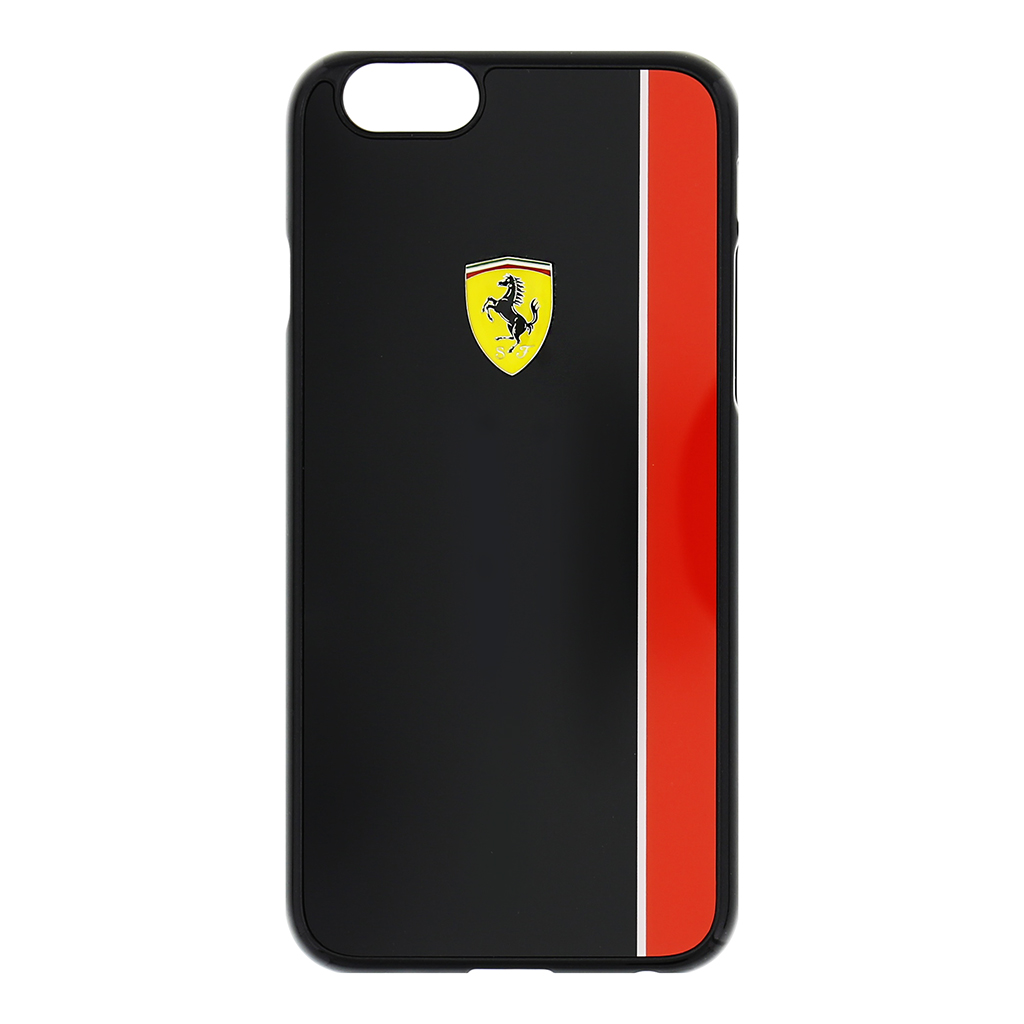 Чехол Ferrari Scuderia Hard Case Glossy Black And Red for iPhone 6/6S (FEBKSHCP6BK)